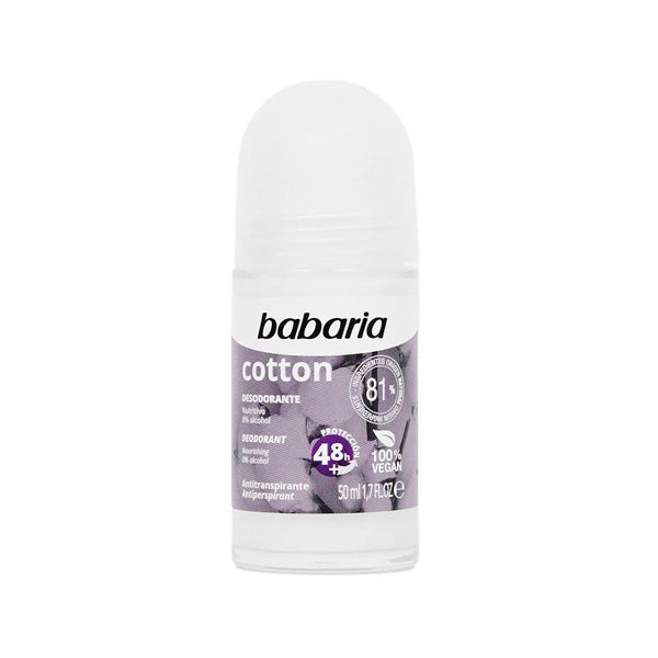 Babaria Roll On Cotton Deodorant 50ml