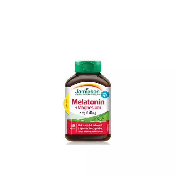 Jamieson Melatonin 5 Mg + Magnesium 150 Mg 60Tab