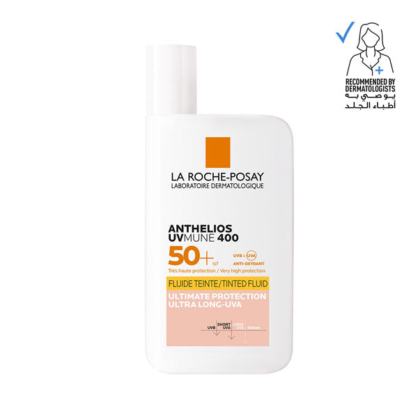 واقي الشمس الملون غير المرئي Anthelios UVMune 400 من La Roche-Posay SPF50+ 50 مل