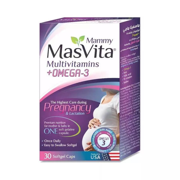 Mas Vita Mammy Multivitamins And Omega-3, 30 Capsule