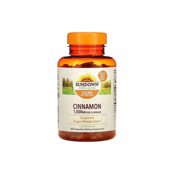 Sundown Cinnamon 1500Mg (Per 3 Capsules) 200Capsules