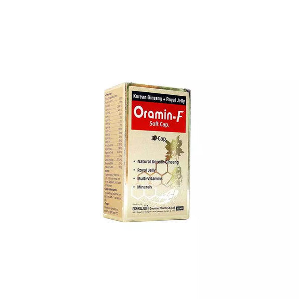 Oramin F Multi Vitamins, Royal Jelly And Gensing 30 Capsule